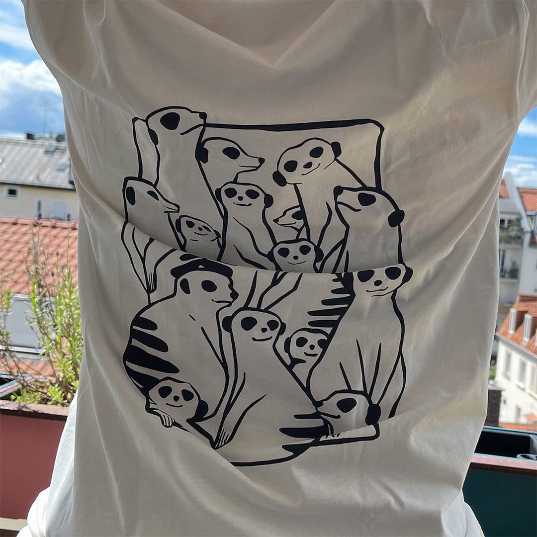T-Shirt Erdmännchen - Unisex