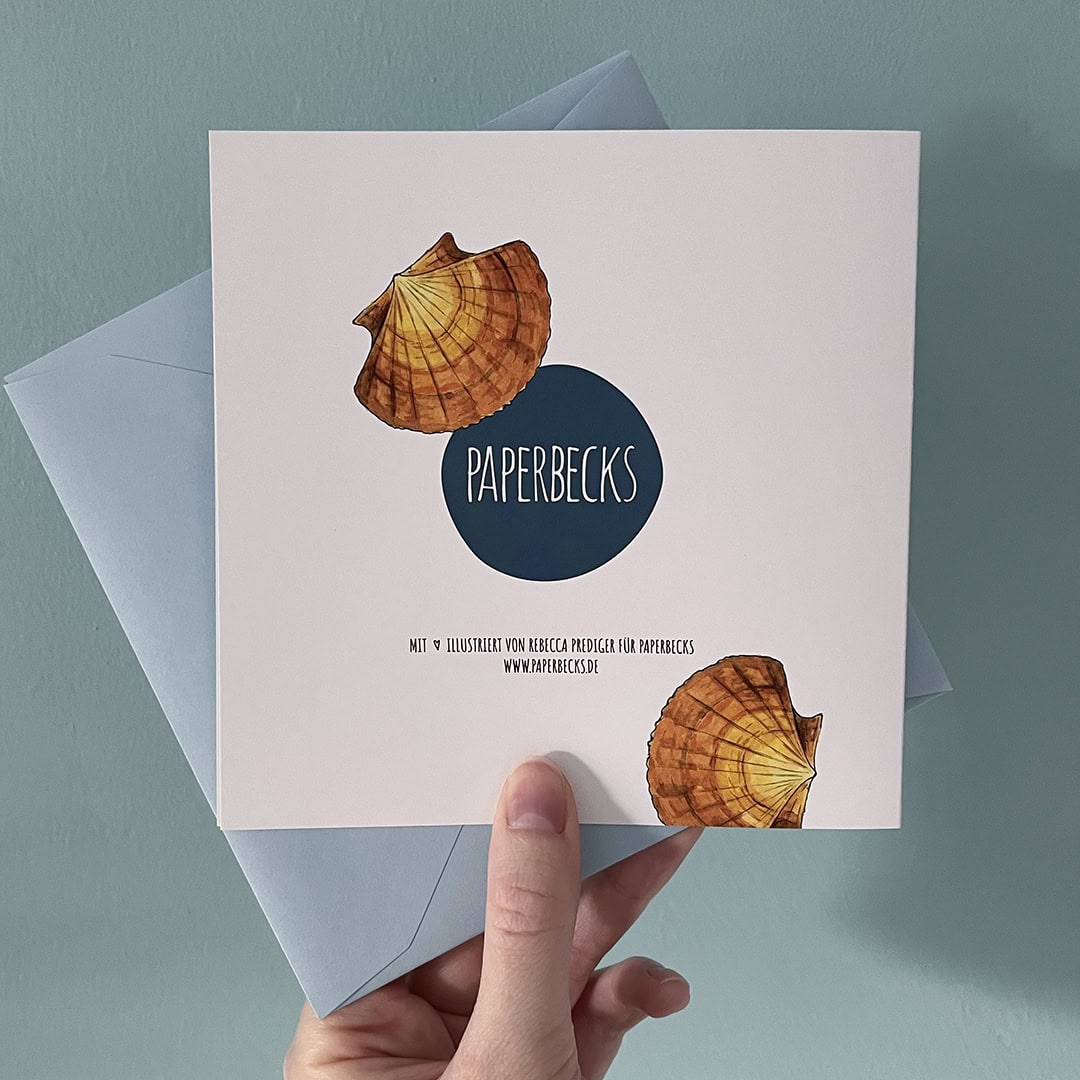 Grußkarte Otter - Favourite Stone