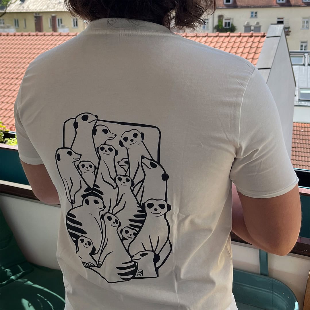 T-Shirt Erdmännchen - Unisex