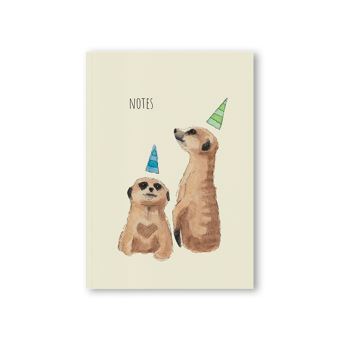 Notizbuch - Erdmännchen