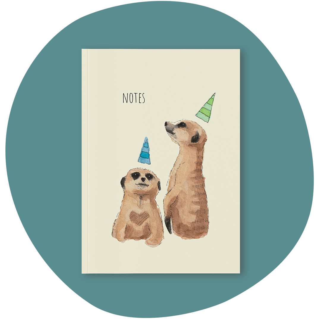 Notizbuch - Erdmännchen