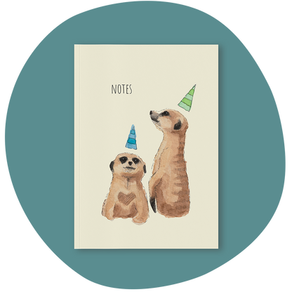 Notizbuch - Erdmännchen