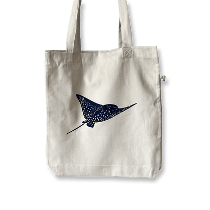 Jutetasche Rochen