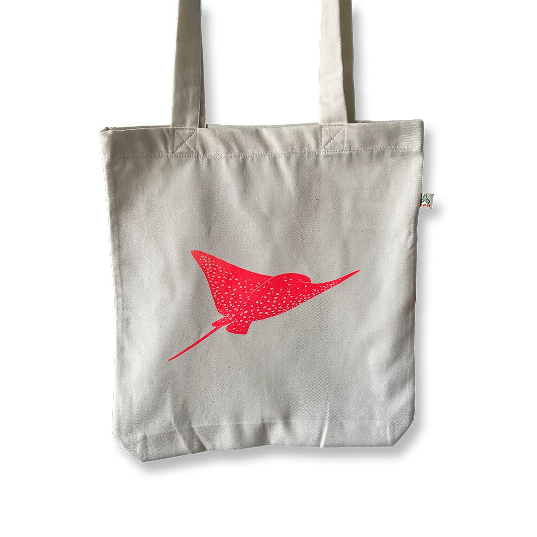 Jutetasche Rochen
