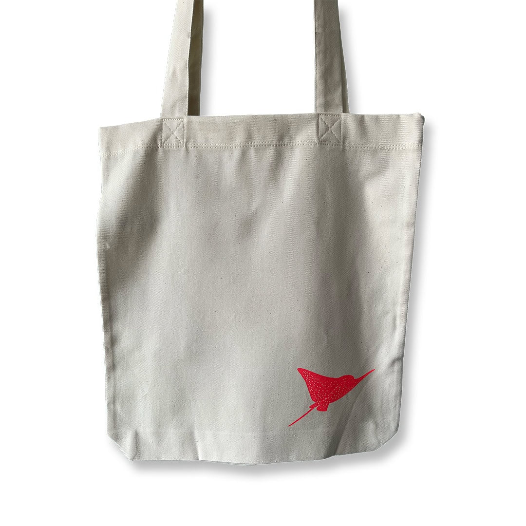 Jutetasche Rochen